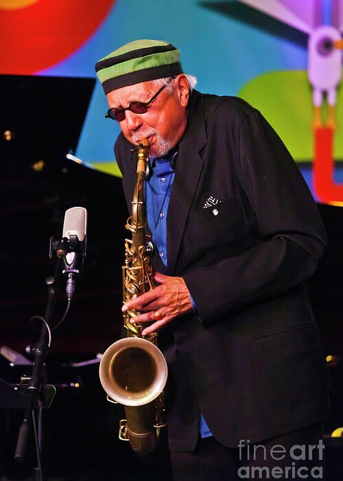 Charles Lloyd Greeting Card featuring the photograph Charles Lloyd #2 by Craig Lovell