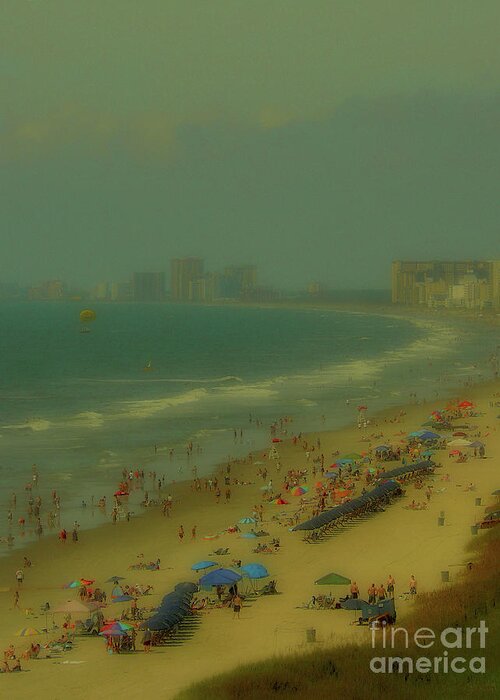 Myrtle Beach Greeting Card featuring the photograph Myrtle Beach by Jeff Breiman