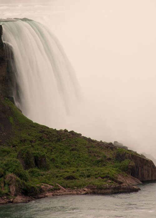 Waterfall Greeting Card featuring the photograph Mystical Falls by Karen Regan