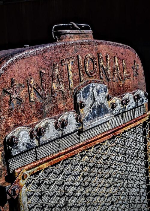 National Greeting Card featuring the photograph National Rust by Michael Brungardt