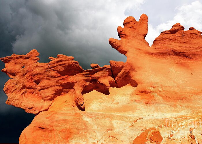 Hoodoo Greeting Card featuring the photograph Nature's Artistry Nevada 2 by Bob Christopher