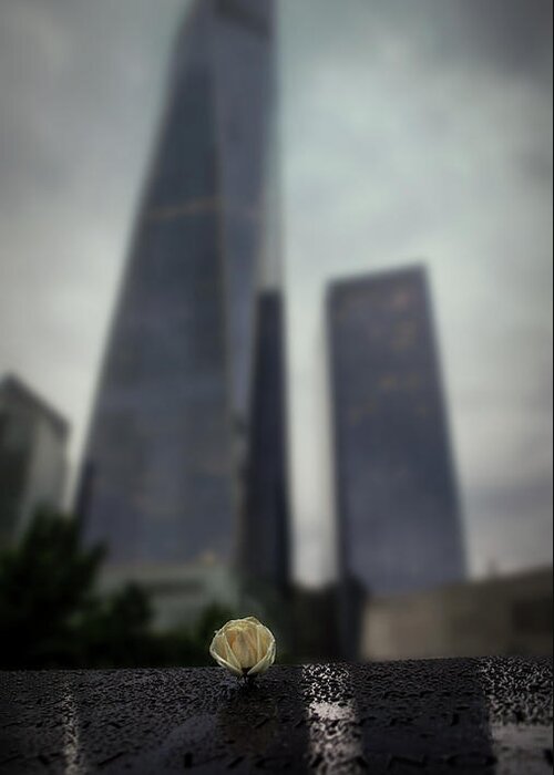 9/11 New York Greeting Card featuring the photograph Never Forget by Ryan Smith