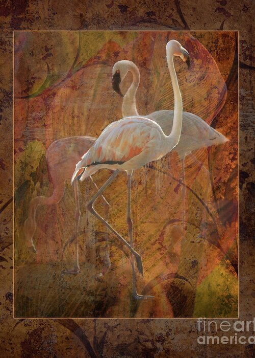 Herons Greeting Card featuring the photograph New Upload by Melinda Hughes-Berland