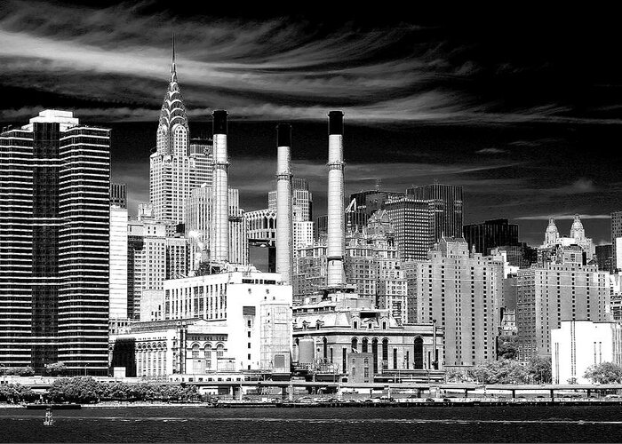 New York City Greeting Card featuring the photograph New York City by Ken Barrett