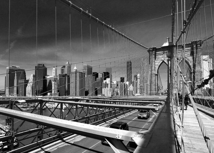 Brooklyn Greeting Card featuring the photograph New York City by Steve Parr
