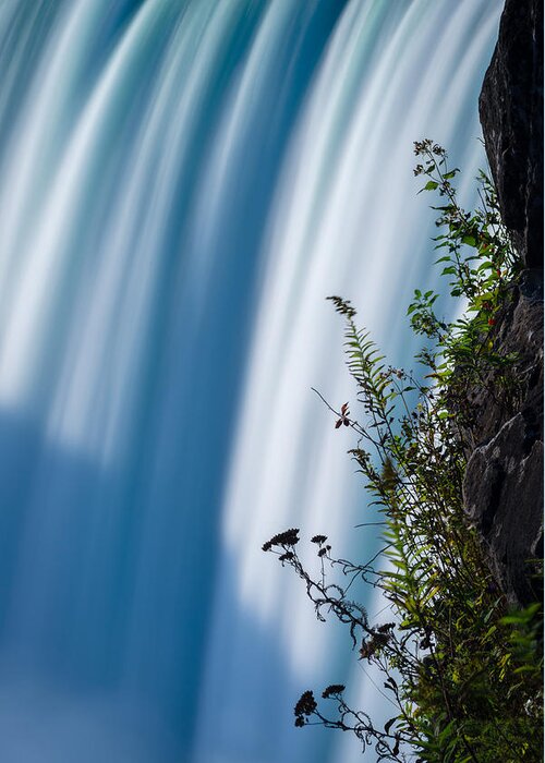 Canadian Falls Greeting Card featuring the photograph Niagara Falls - Abstract V by Mark Rogers