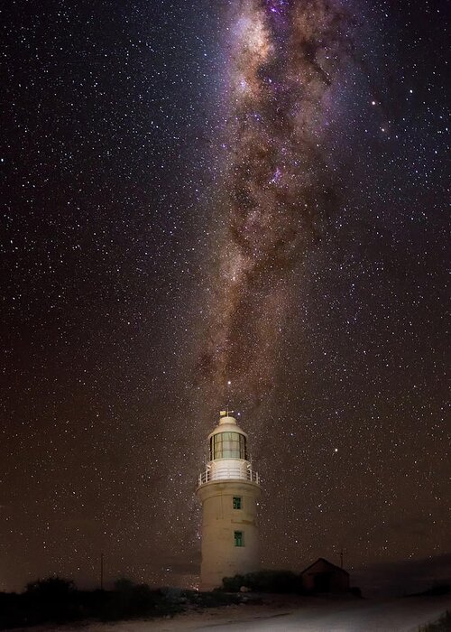 Vlaming Head Greeting Card featuring the photograph Vlaming Head lighthouse by Martin Capek