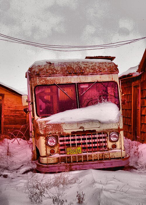 Van Greeting Card featuring the photograph No more deliveries by Jeff Swan