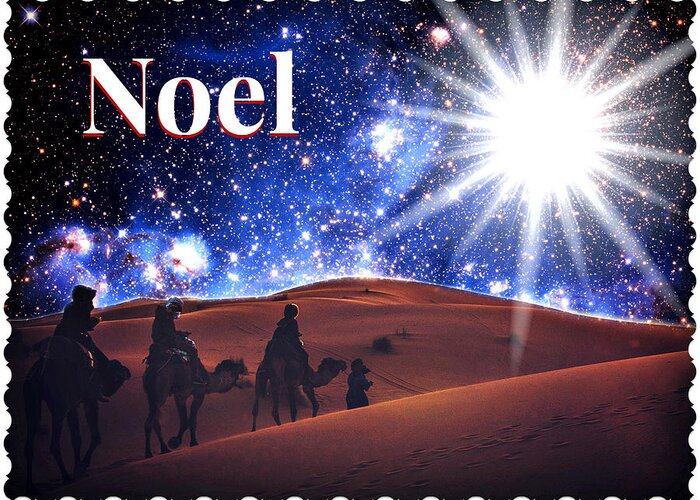 Christmas Card Greeting Card featuring the photograph Noel Christmas Card by Aurelio Zucco
