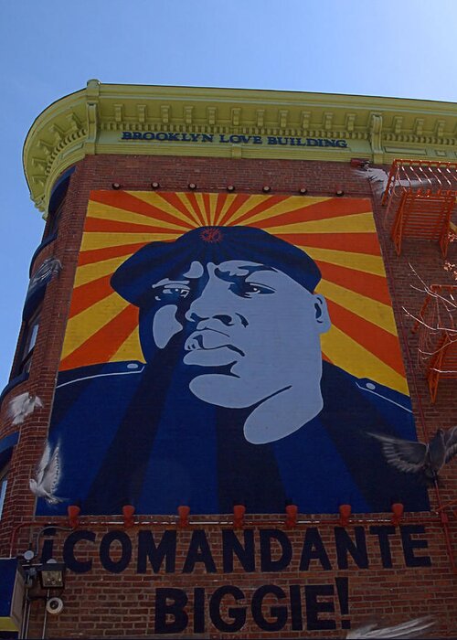Graffiti Greeting Card featuring the photograph Notorious B.i.g. I I by Newwwman