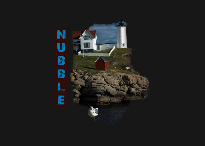 Nubble Greeting Card featuring the photograph Nubble T-Shirt by Mim White