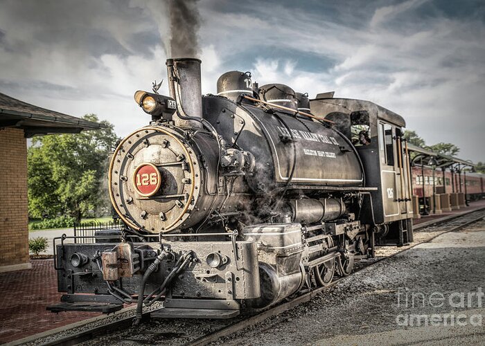 Train Greeting Card featuring the photograph Number 126 by Lynn Sprowl