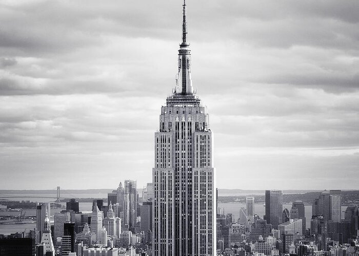 #faatoppicks Greeting Card featuring the photograph NYC Empire by Nina Papiorek