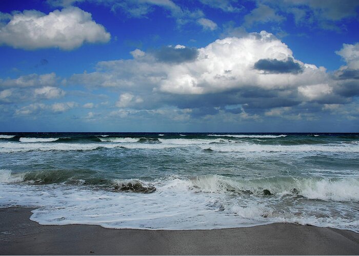 Ocean Greeting Card featuring the photograph Ocean by Harry Spitz