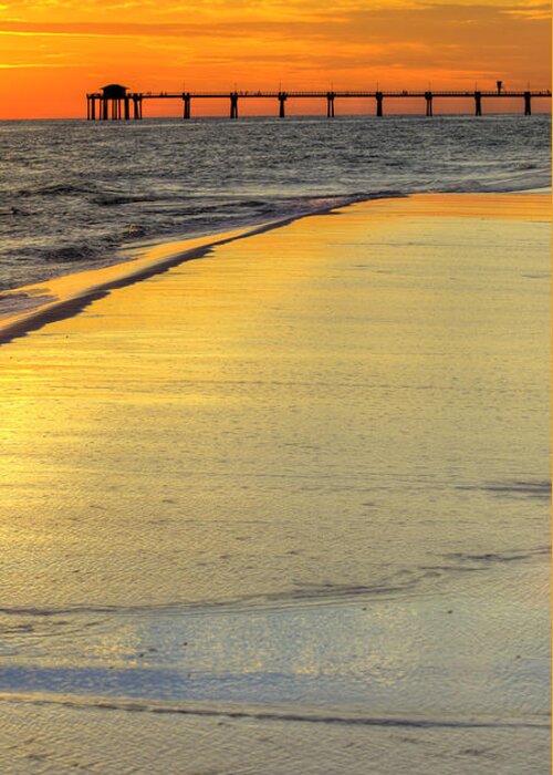  Greeting Card featuring the photograph Okaloosa Triptych 2 by JC Findley