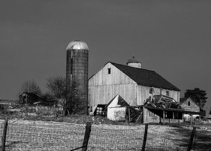 Rural America Greeting Card featuring the photograph Old Barn 1 by Paul Ross