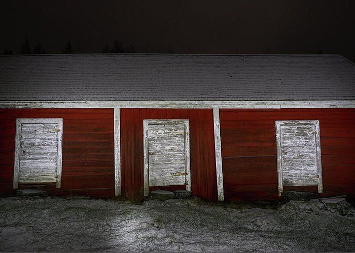 Finland Greeting Card featuring the photograph Old doors by Jouko Lehto