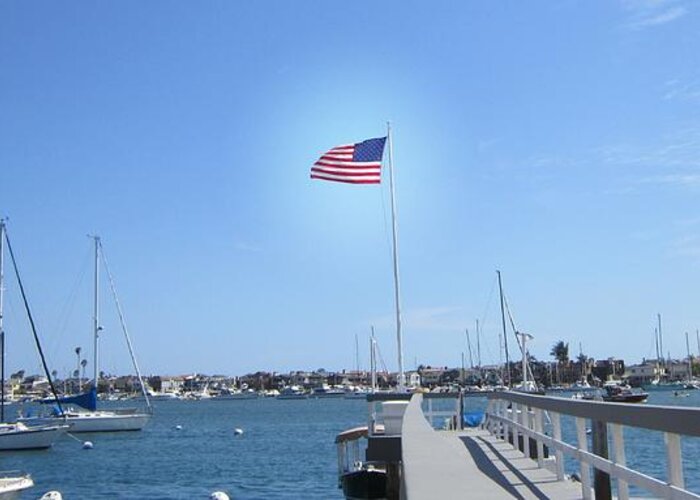 Flag Greeting Card featuring the photograph Old Glory 2 by Dan Twyman