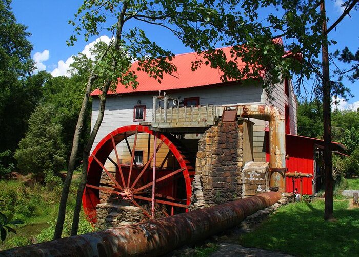 Mill Greeting Card featuring the photograph Old Mill of Guilford by Kathryn Meyer