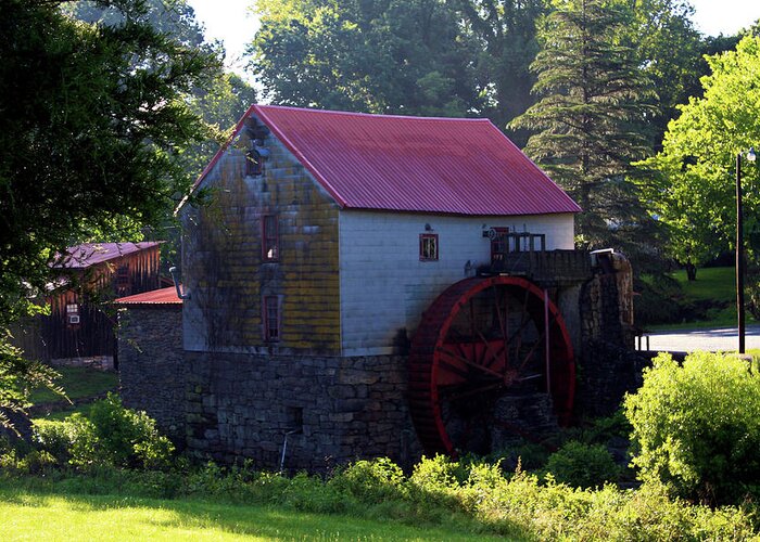 Guilford Mill Greeting Card featuring the photograph Old Mill of Guilford by Selena Lorraine