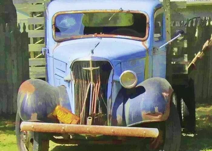 Car Greeting Card featuring the photograph Old Soul #1 by Joyce Creswell