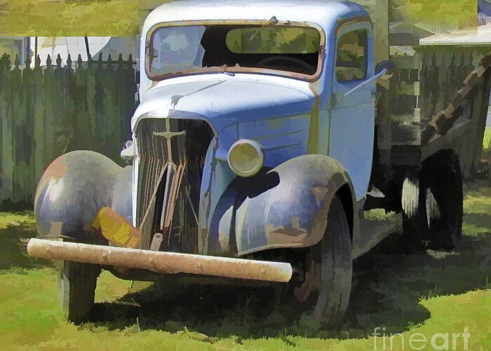 Old Car Greeting Card featuring the photograph Old Soul #2 by Joyce Creswell