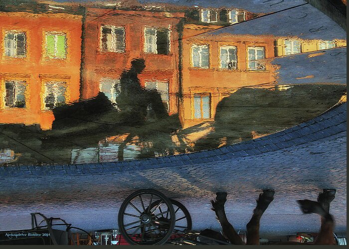 Old Town Greeting Card featuring the photograph Old Town in Warsaw #12 by Aleksander Rotner