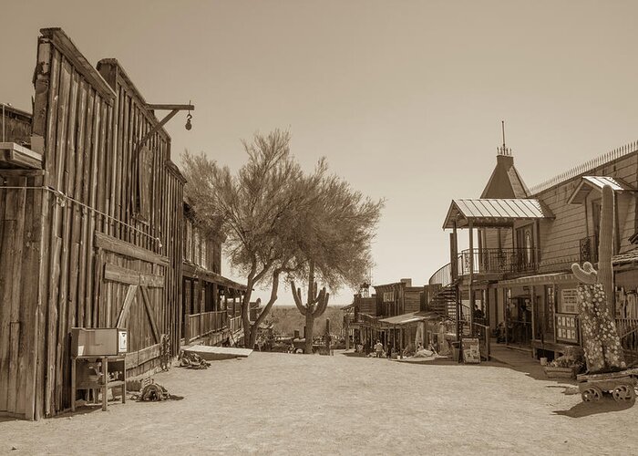 Western Greeting Card featuring the photograph Old West 4 by Darrell Foster