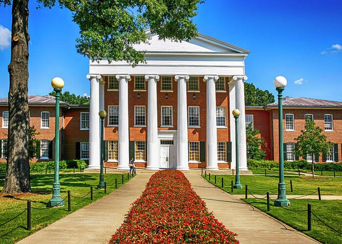 Lyceum Greeting Card featuring the photograph Ole Miss Lyceum by Chris Smith