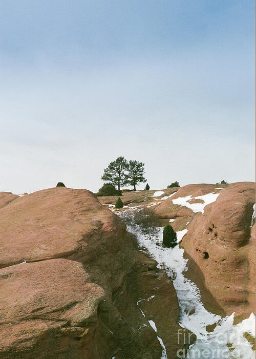 Red Rocks Park Greeting Card featuring the photograph On Top of The Rock by Ana V Ramirez