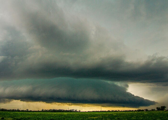 Nebraskasc Greeting Card featuring the photograph One Mutha of a Supercell 014 by NebraskaSC