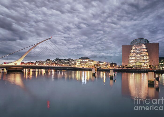 Kremsdorf Greeting Card featuring the photograph One Night In Dublin by Evelina Kremsdorf