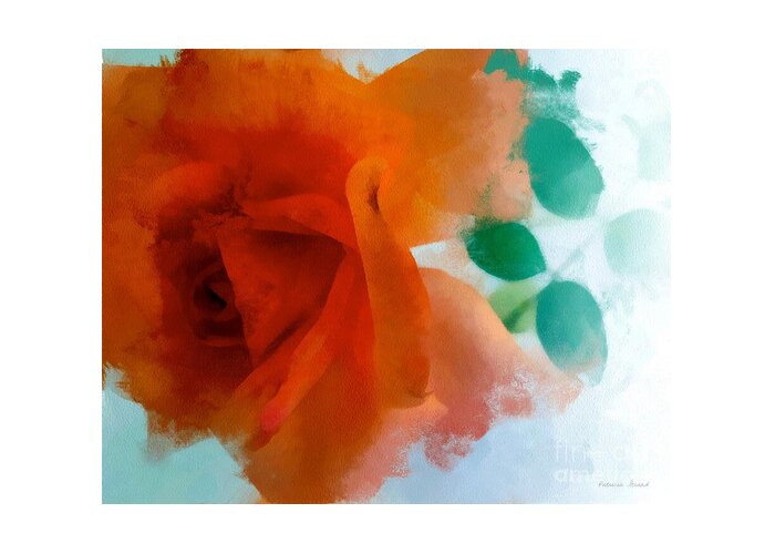 Rose Greeting Card featuring the photograph Orange Rose by Patricia Strand