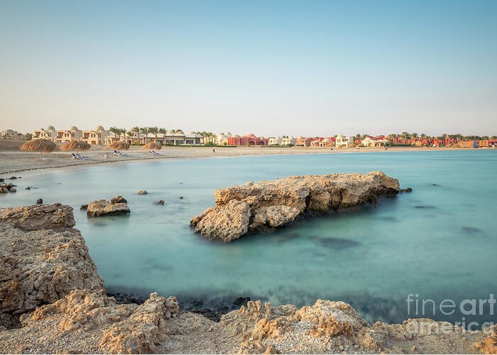 Africa Greeting Card featuring the photograph Oriental coast by Hannes Cmarits