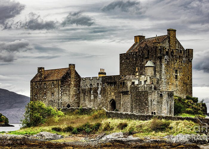 Eilean Donan Greeting Card featuring the photograph Palace of Poetry by Anthony Baatz