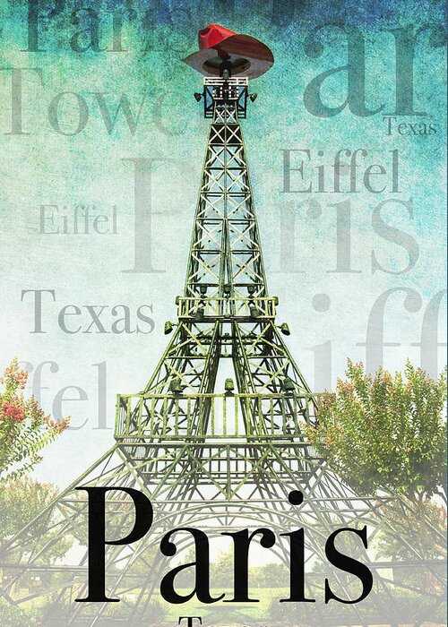 Paris Greeting Card featuring the photograph Paris Texas Style by Jeff Mize