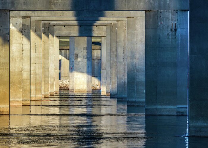 Clark Bridge Greeting Card featuring the photograph Passages by Holly Ross