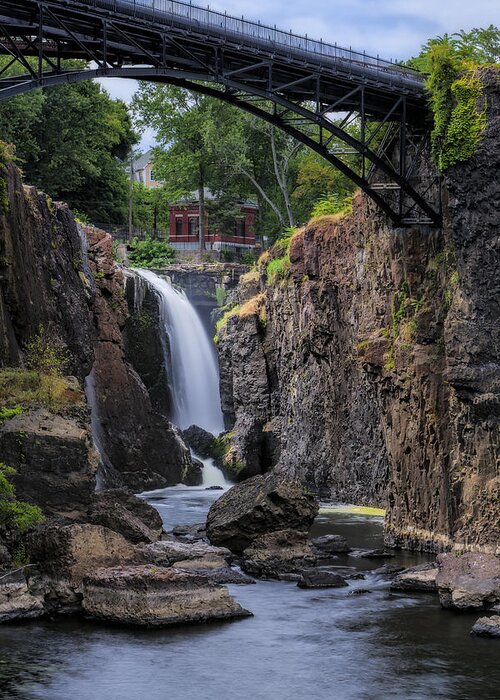 Great Falls Greeting Card featuring the photograph Paterson Great Falls III by Susan Candelario