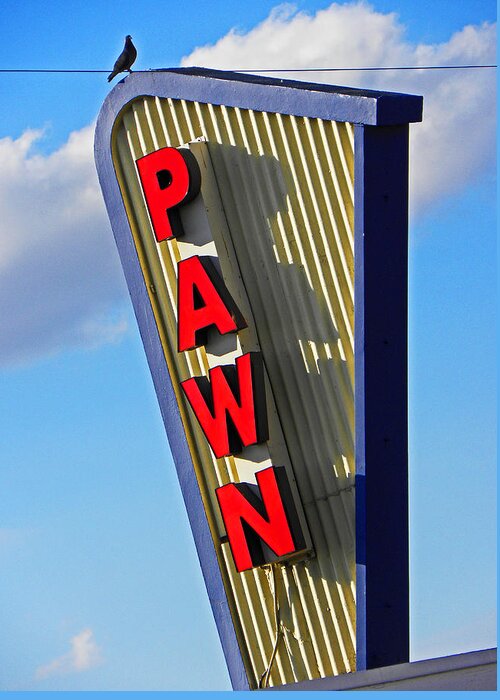 Pawn Greeting Card featuring the photograph Pawn It by Elizabeth Hoskinson