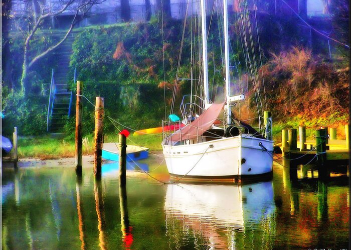 2d Greeting Card featuring the photograph Peaceful Morning In The Cove by Brian Wallace