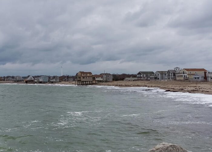 Scituate Greeting Card featuring the photograph Peggoty Beach in Scituate Massachusetts by Brian MacLean