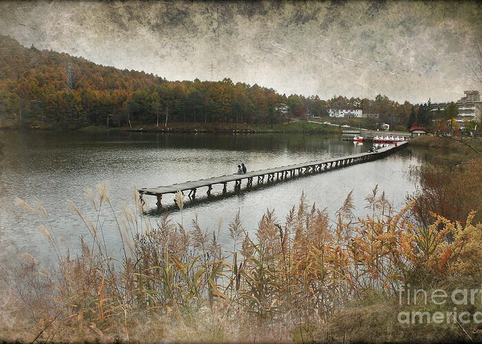 Pier Greeting Card featuring the photograph Pier Love by Eena Bo