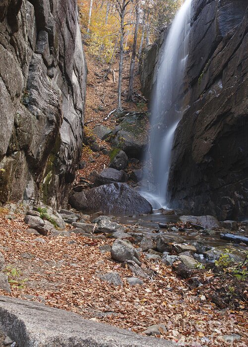 Waterfall Greeting Card featuring the photograph Pitcher Falls - White Mountains New Hampshire by Erin Paul Donovan