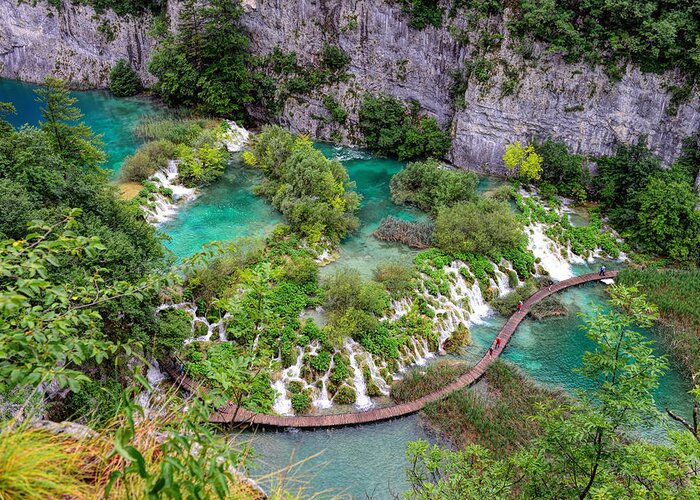 Mark Whitt Greeting Card featuring the photograph Plitvice Lakes National Park by Mark Whitt