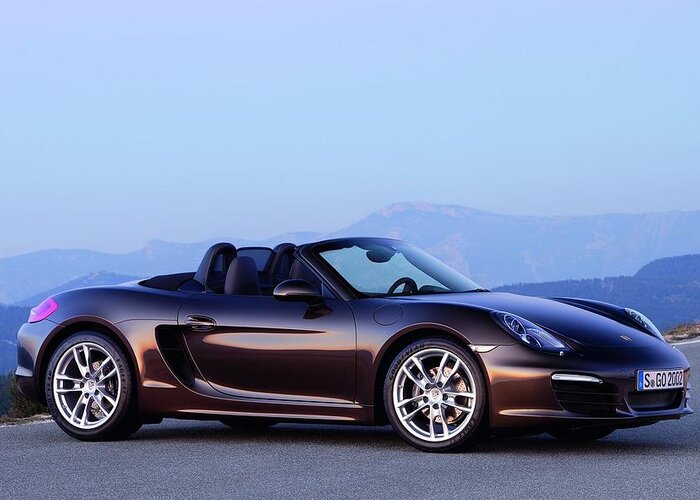 Porsche Boxster Greeting Card featuring the photograph Porsche Boxster by Jackie Russo