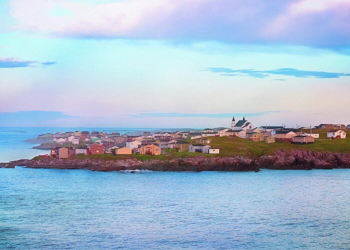 2016 Greeting Card featuring the photograph Port Aux Basques by Kate Hannon