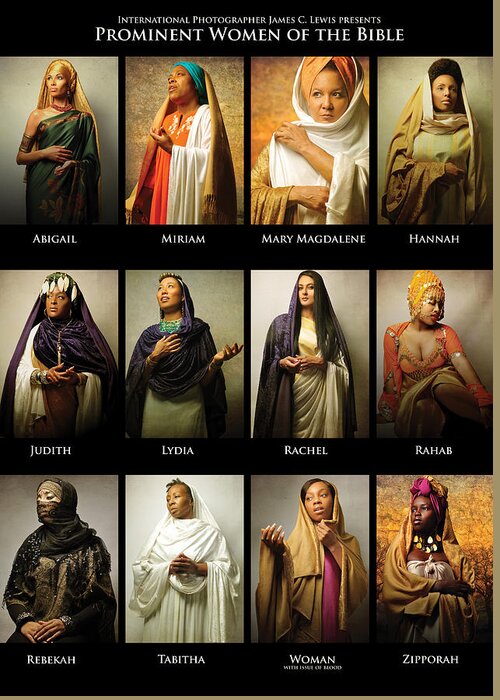  Greeting Card featuring the photograph Prominent Women of the Bible by Icons Of The Bible