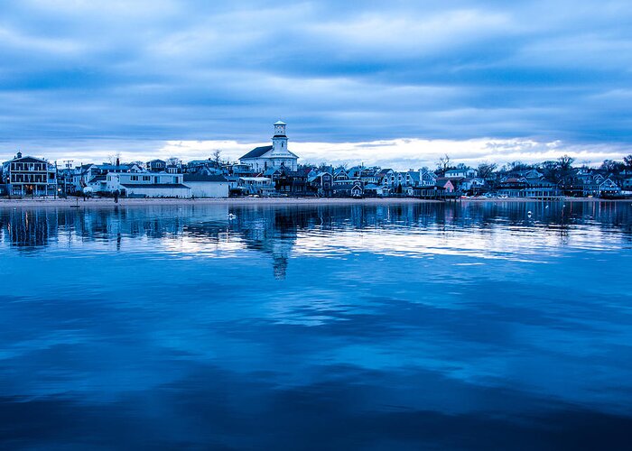 Provincetown Greeting Card featuring the photograph PTown Blues by Karen Regan