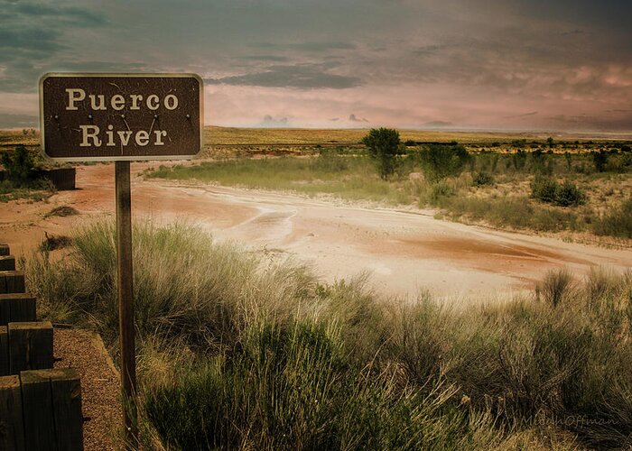 Puerco River Greeting Card featuring the photograph Puerco River by Micah Offman