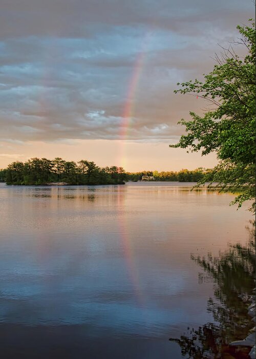 Rainbow Greeting Card featuring the photograph Rainbow After the Storm by Beth Venner